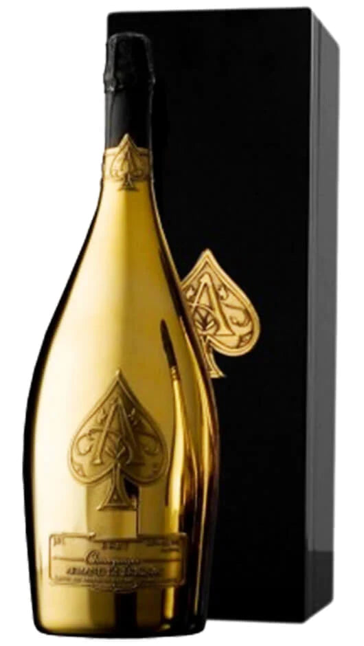 Two local fans received a bottle of Armand de Brignac, Champagne