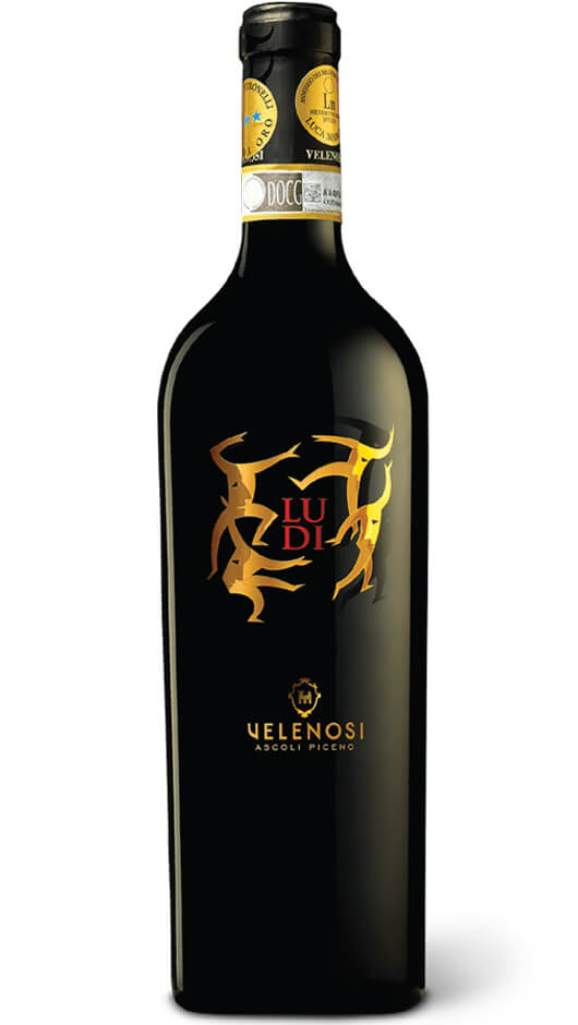 3 Litri - Ludi Offida Rosso DOCG 2017 (Su Prenotazione) - Velenosi Bottle of Italy