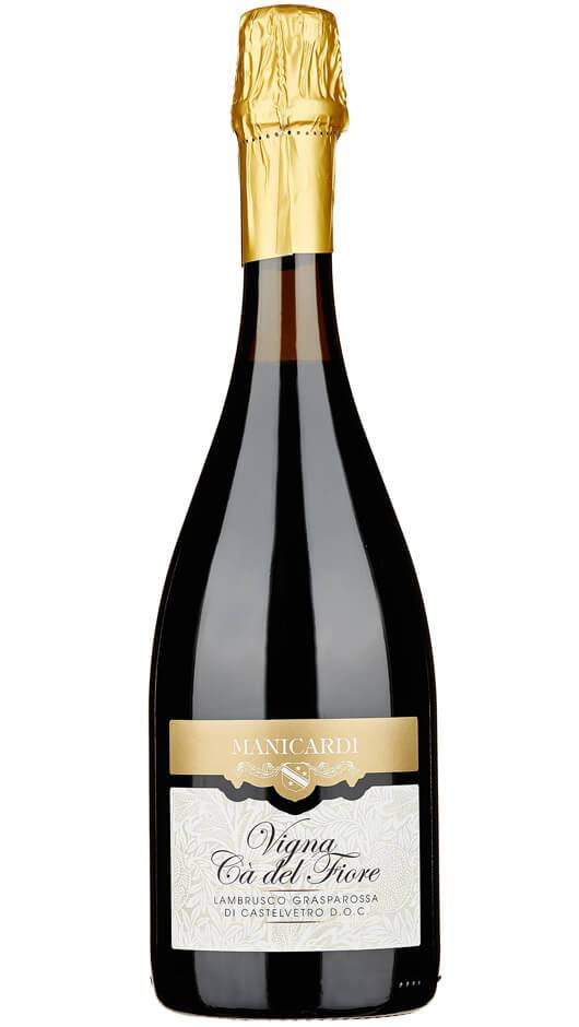 Lambrusco Cà del Fiore Grasparossa DOC 2020 - Manicardi Bottle of Italy