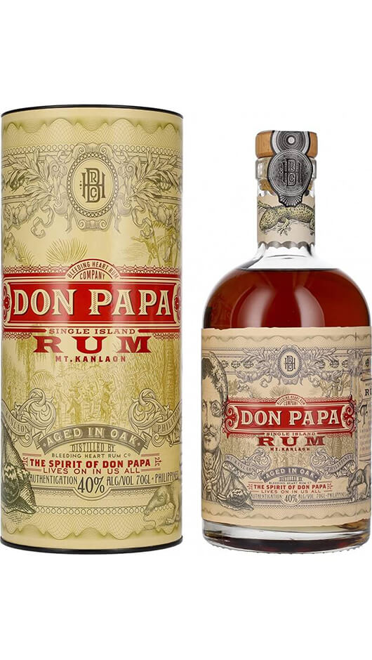 Rum Don Papa 70cl - Astucciato Bottle of Italy