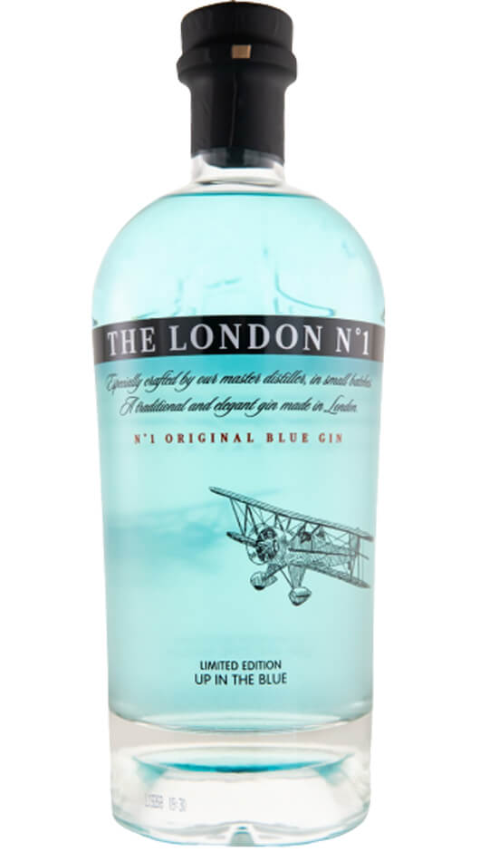 The London N°1 Gin Blue 1 Litro - The London Gin Co. Bottle of Italy