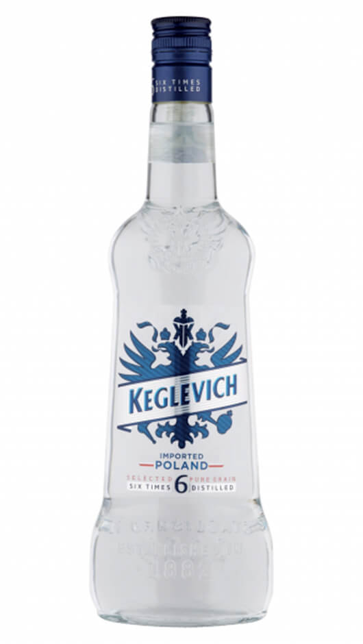 Vodka Keglevich Six Times 70cl Bottle of Italy