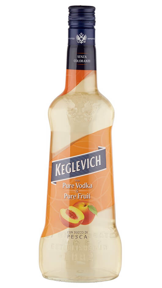Vodka Keglevich Pesca 70cl Bottle of Italy